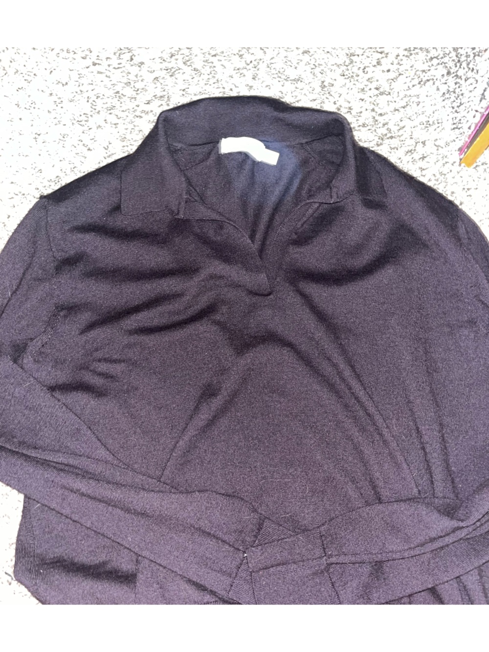 Women’s CK Purple Collared Sweater Size XL